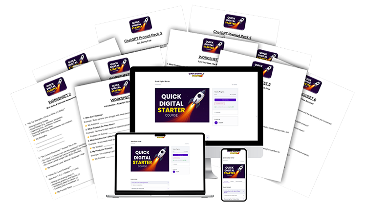 Quick digital starter homepage